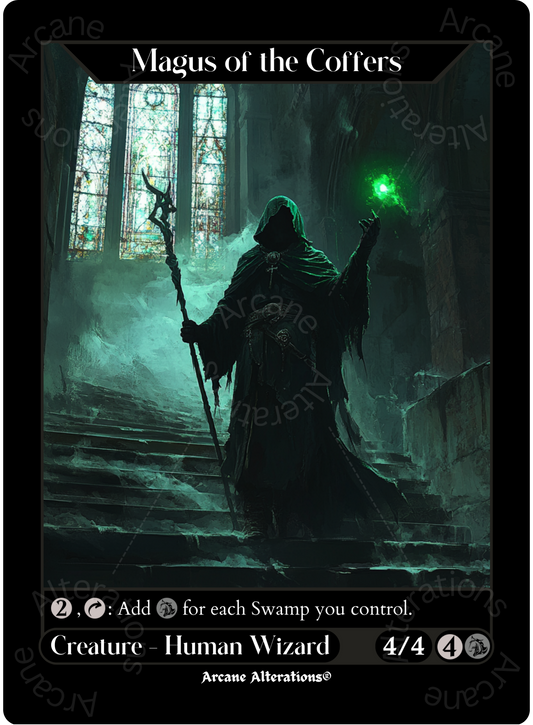 Magus of the Coffers - High Quality Altered Art Custom Proxy Cards