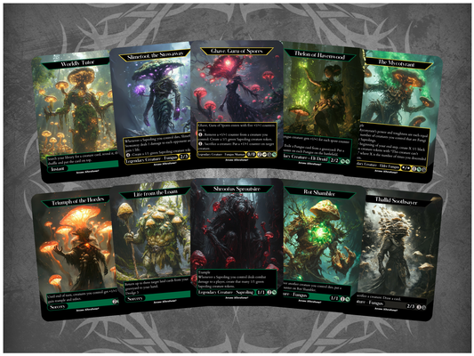 Fungus 10-Card Discount Bundle - Full Art Altered Art Custom Proxy Cards