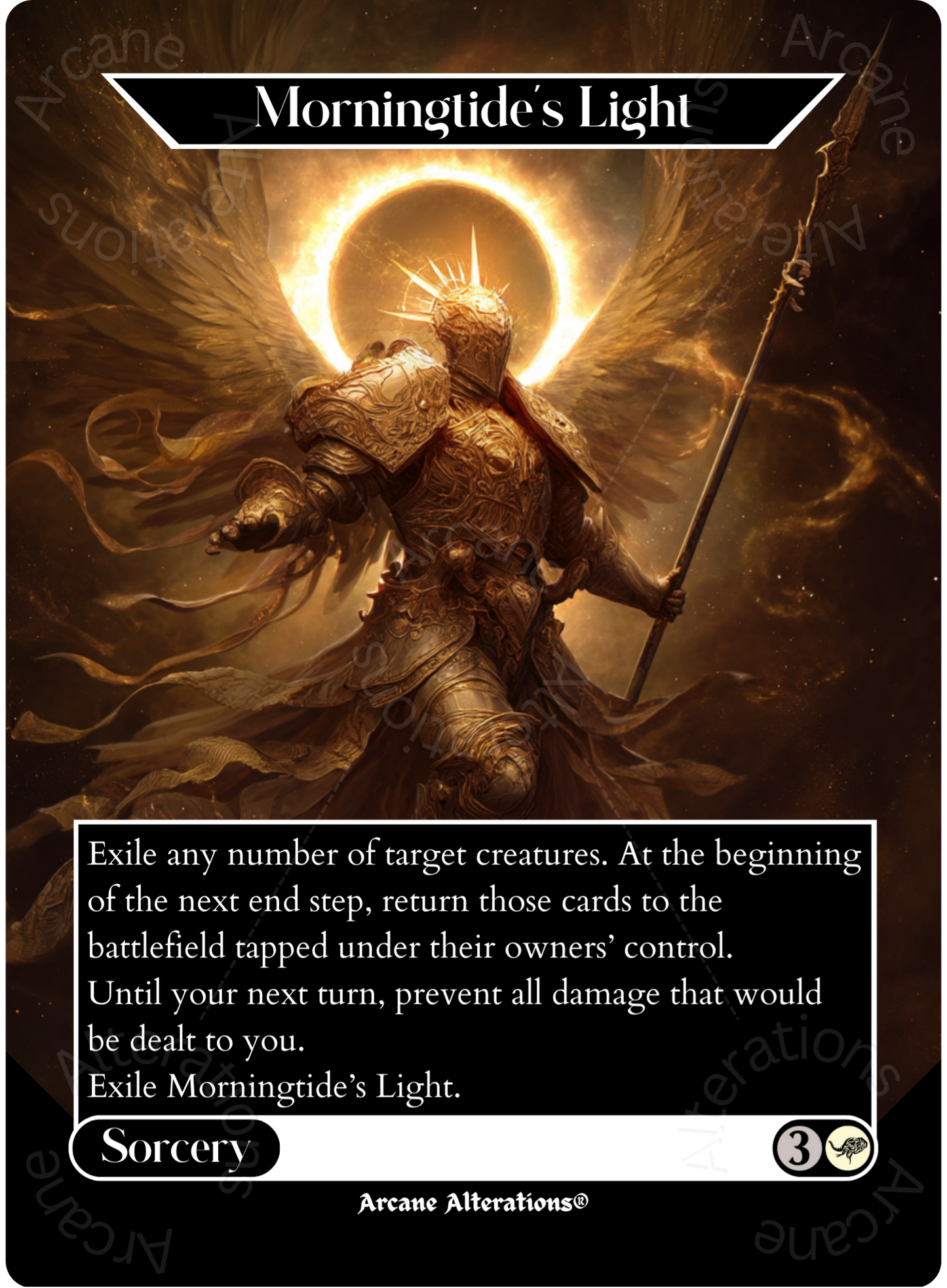 Morningtide's Light - Full Art Altered Art Custom Proxy Cards
