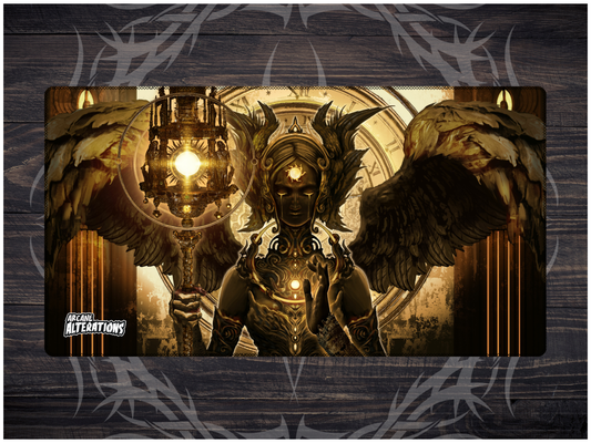Sun God Stitched Edge Playmat 24"x14" (2mm)