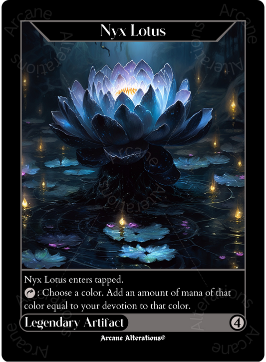 Nyx Lotus - High Quality Altered Art Custom Proxy Cards