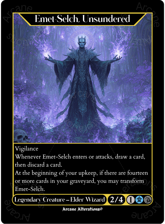 Emet-Selch, Unsundered / Hades, Sorcerer of Eld - High Quality Altered Art Custom Proxy Cards
