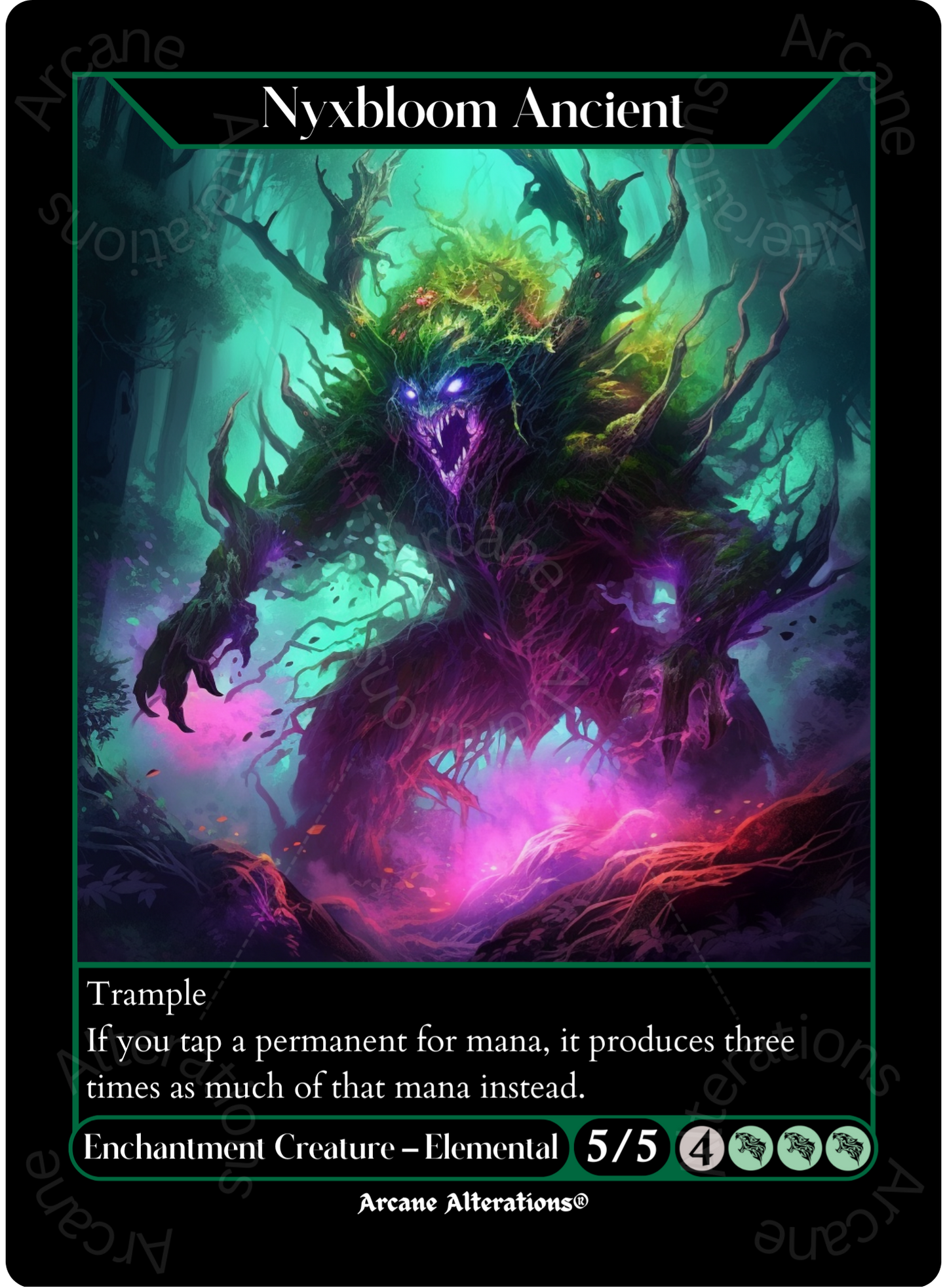 Nyxbloom Ancient - High Quality Altered Art Custom Proxy Cards