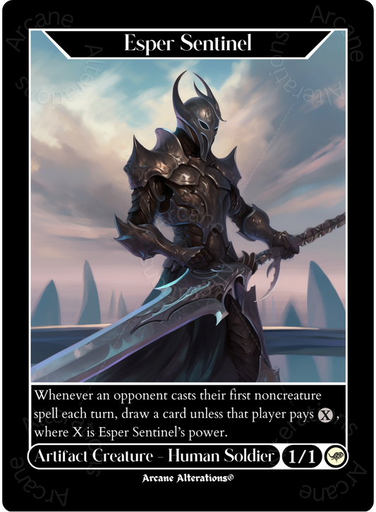 Esper Sentinel - High Quality Altered Art Custom Proxy Cards