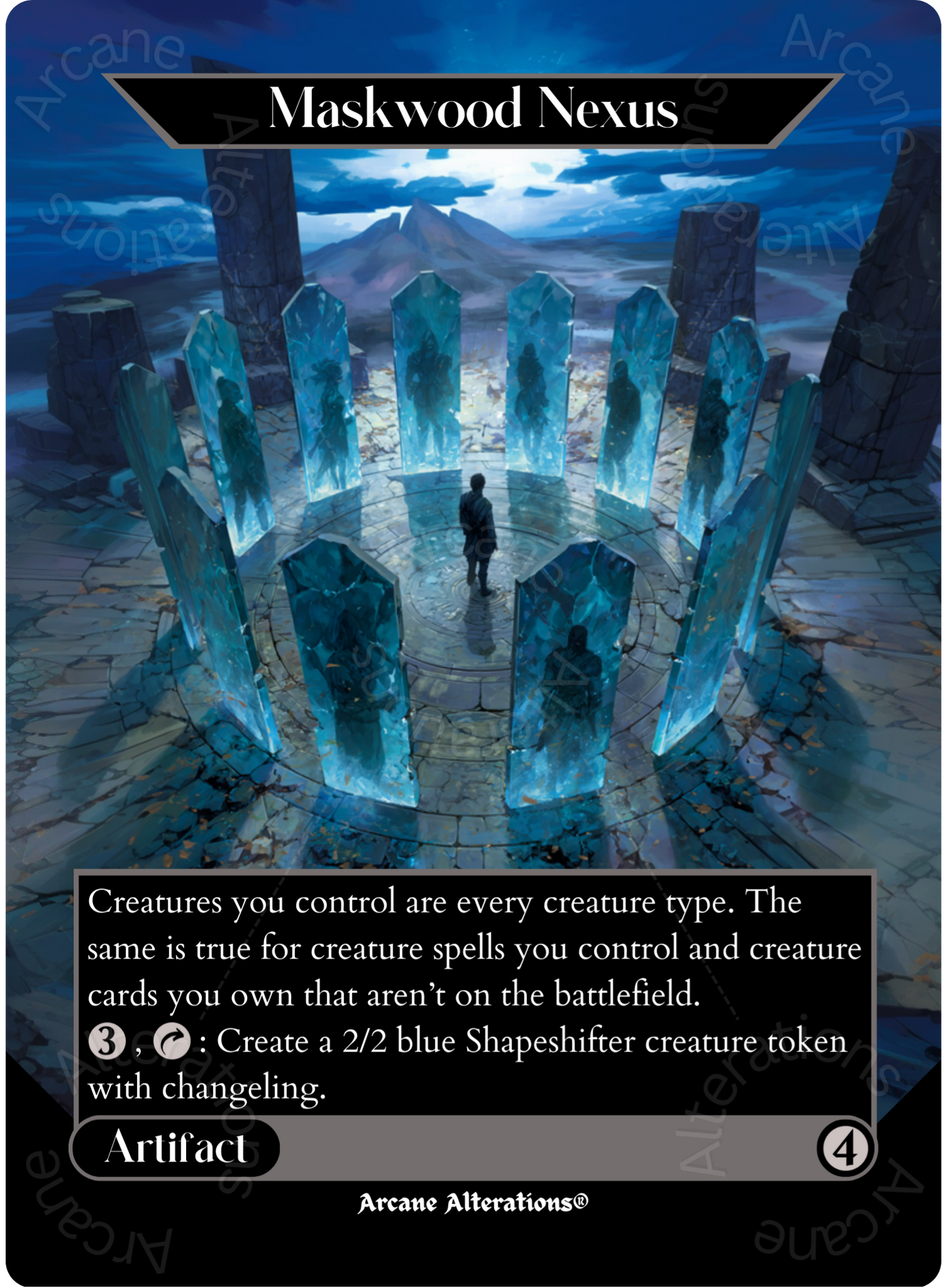 Maskwood Nexus - Full Art Altered Art Custom Proxy Cards