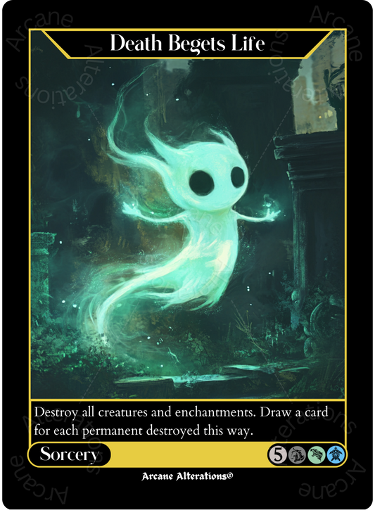 Death Begets Life - High Quality Altered Art Custom Proxy Cards
