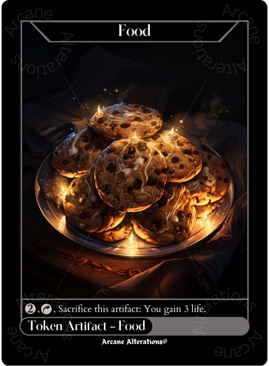 Food Token - High Quality Altered Art Custom Proxy Cards