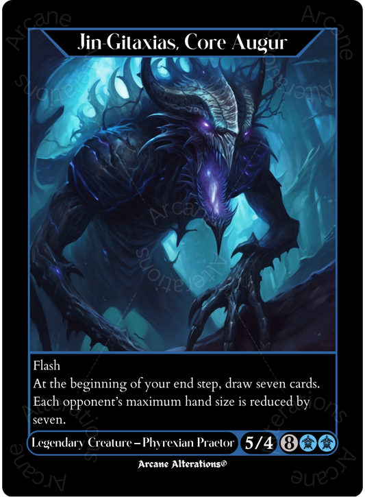 Jin-Gitaxias, Core Augur - High Quality Altered Art Custom Proxy Cards