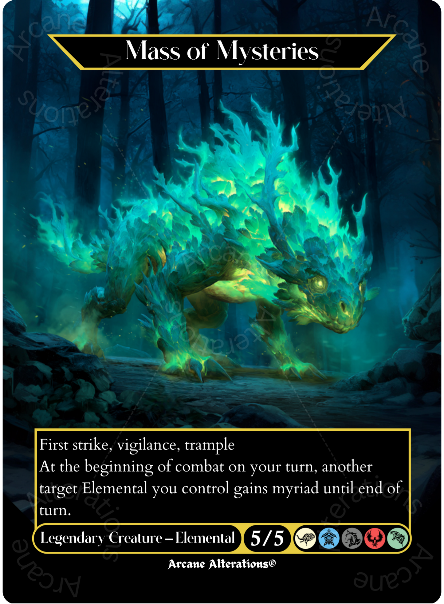 Mass of Mysteries - Full Art Altered Art Custom Proxy Cards