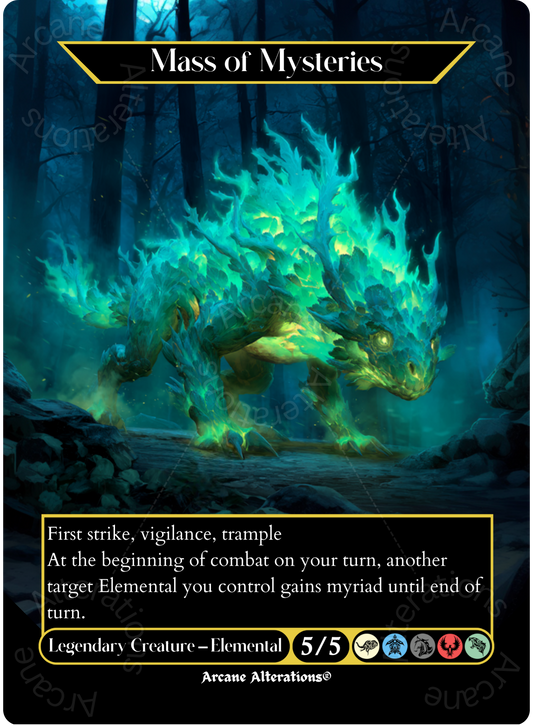 Mass of Mysteries - Full Art Altered Art Custom Proxy Cards