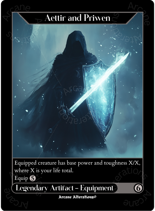 Aettir and Priwen - High Quality Altered Art Custom Proxy Cards