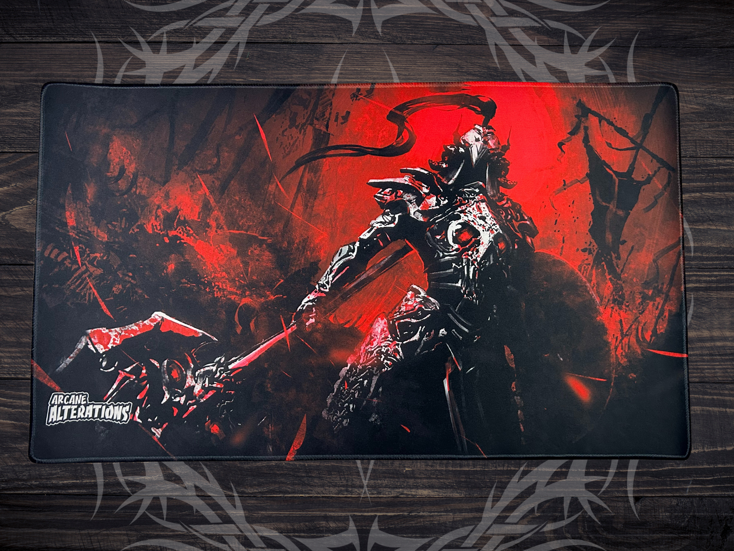 Bloodthirsty Knight Stitched Edge Playmat (2mm)