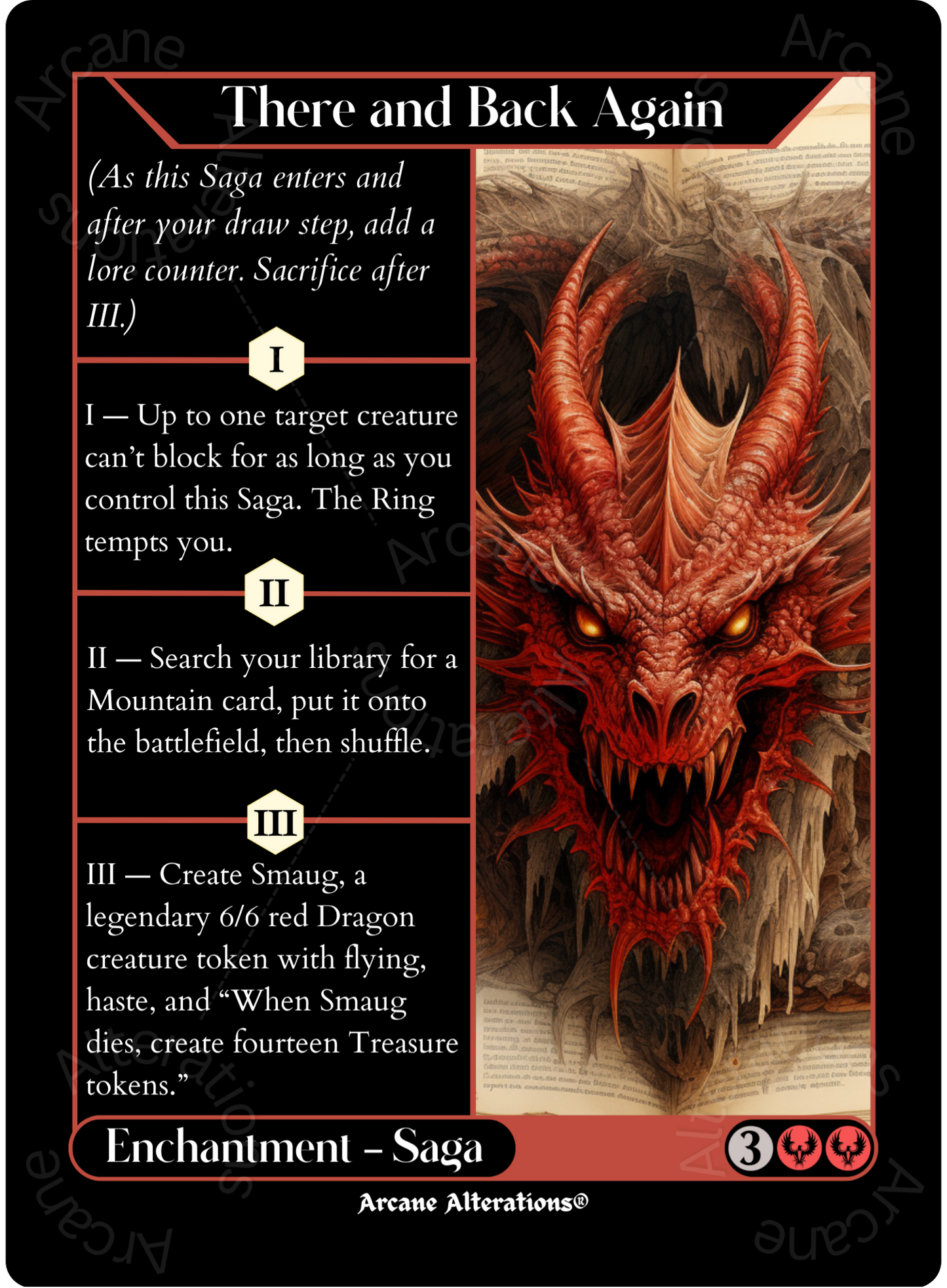 There and Back Again - High Quality Altered Art Custom Proxy Cards