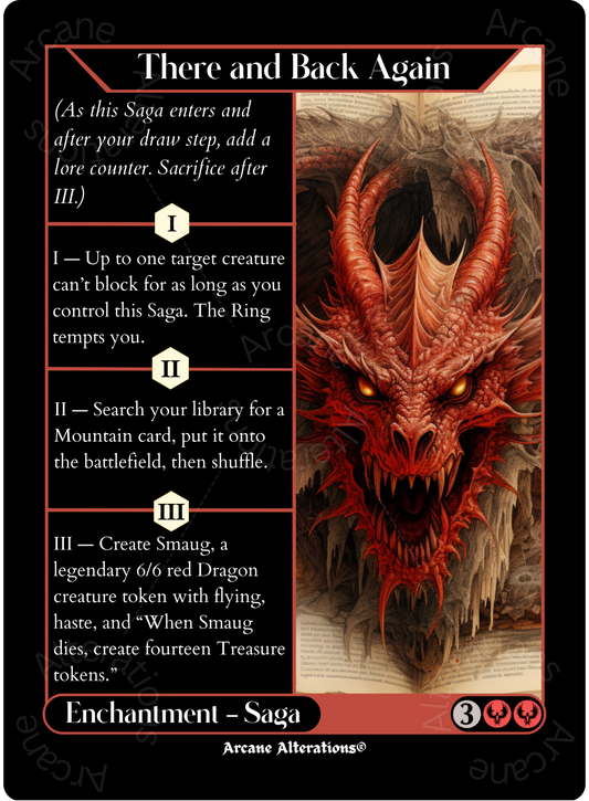 There and Back Again - High Quality Altered Art Custom Proxy Cards