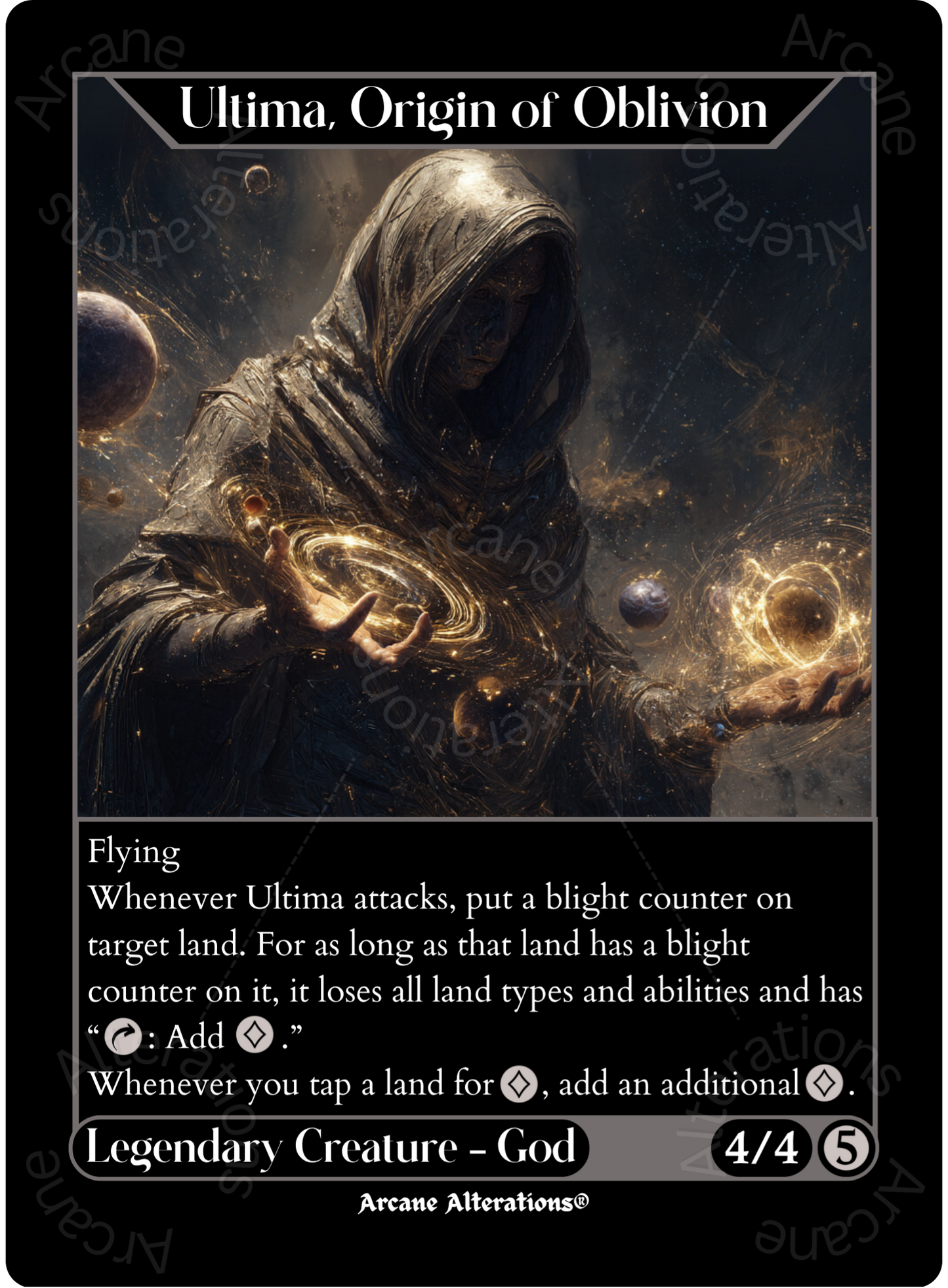 Ultima, Origin of Oblivion - High Quality Altered Art Custom Proxy Cards