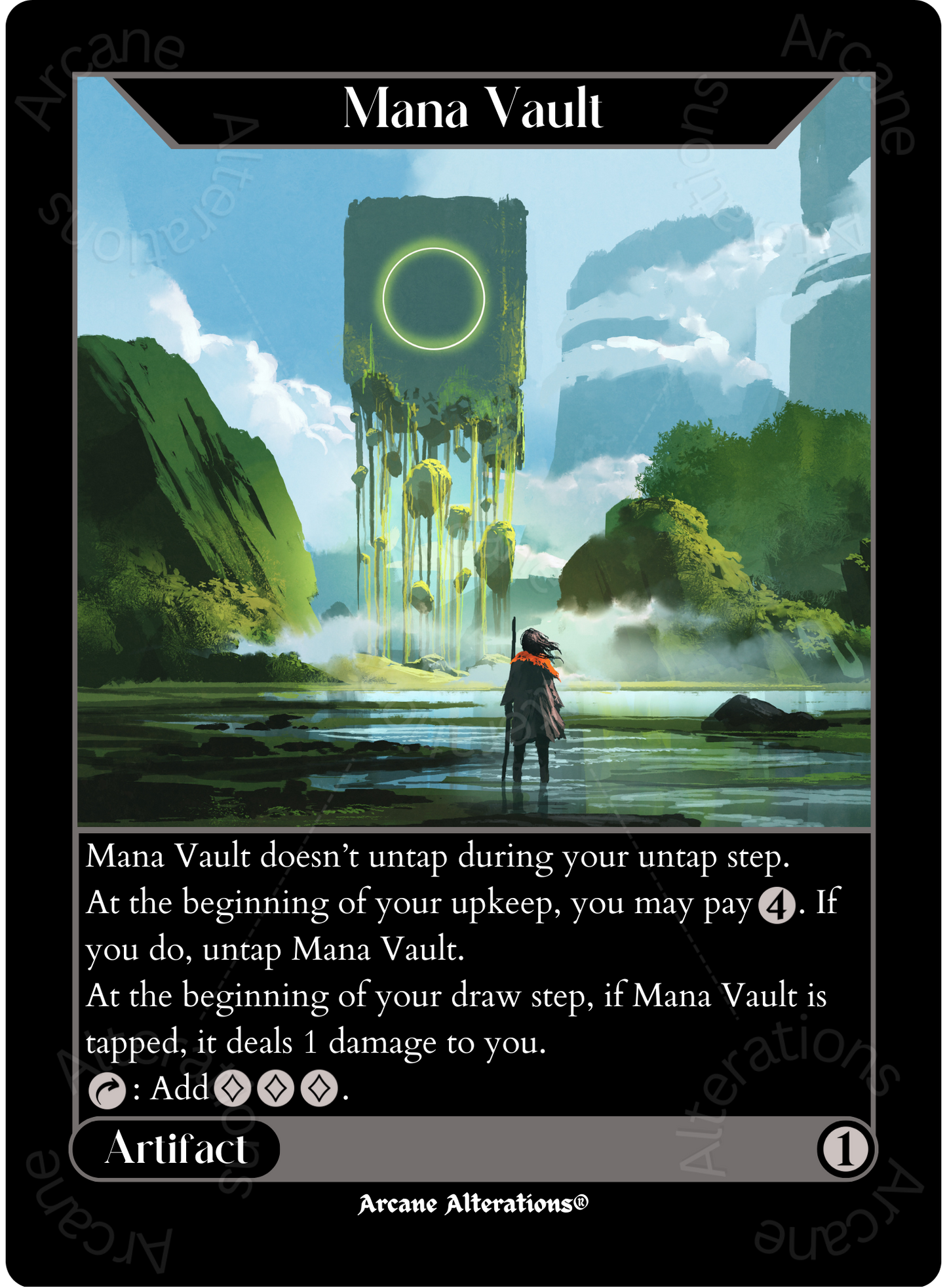 Mana Vault - High Quality Altered Art Custom Proxy Cards