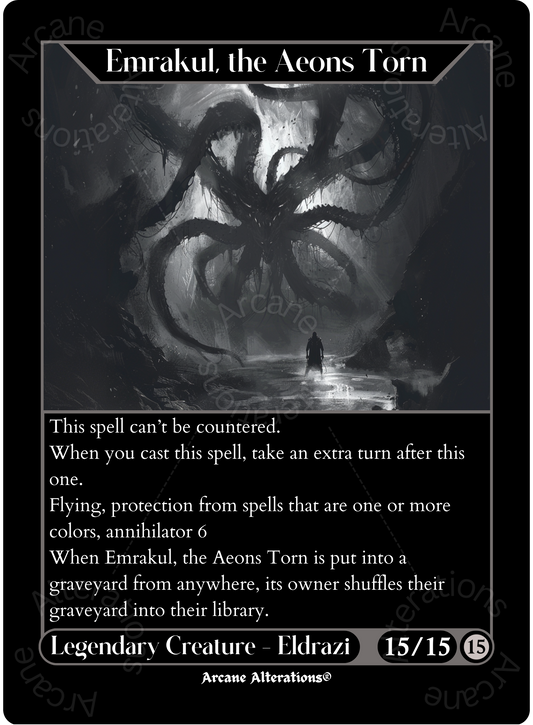 Emrakul, the Aeons Torn - High Quality Altered Art Custom Proxy Cards