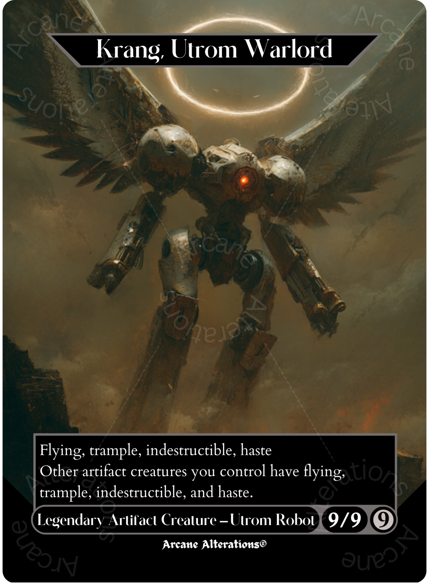 Krang, Utrom Warlord - Full Art Altered Art Custom Proxy Cards