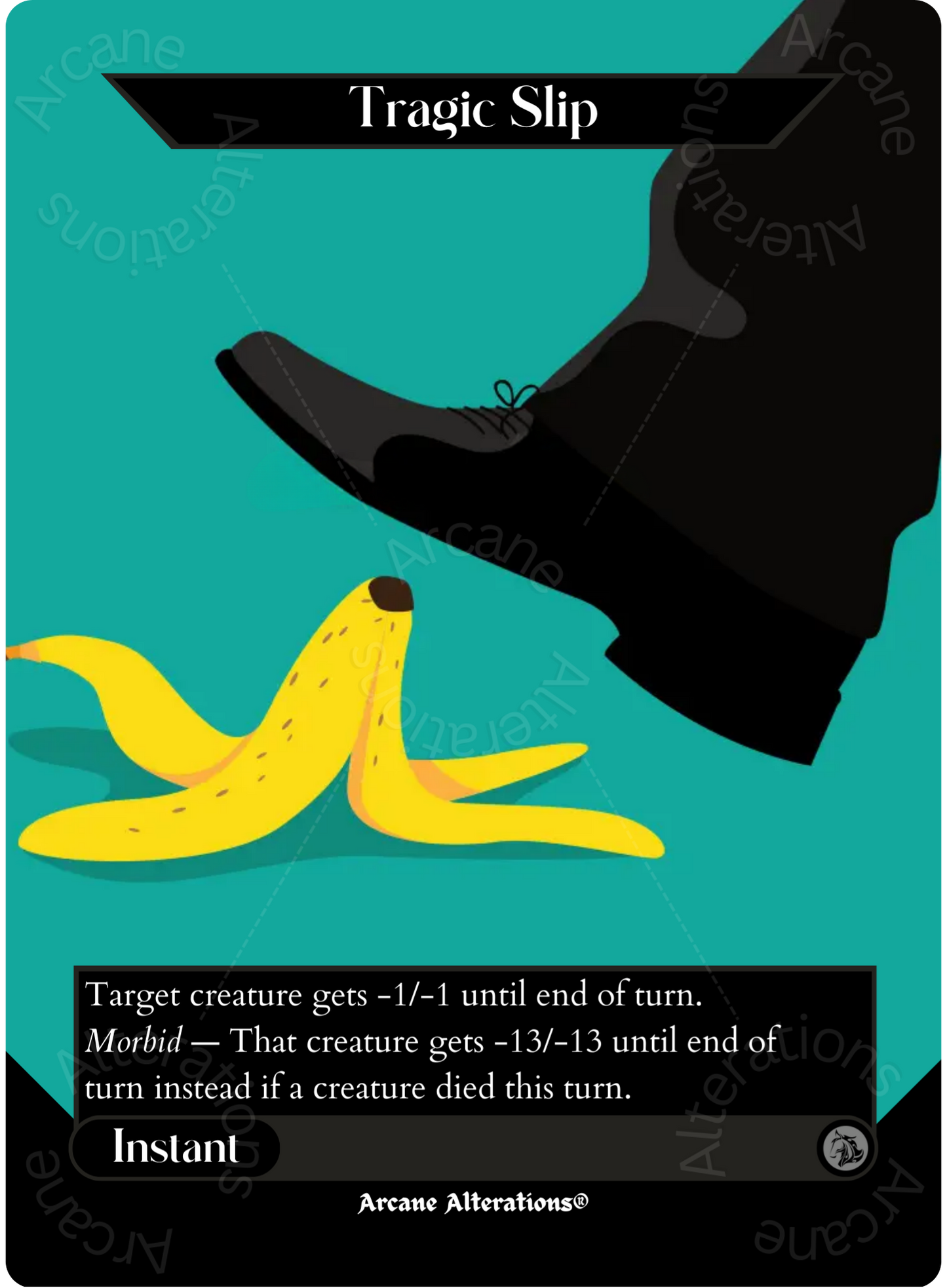 Tragic Slip - Full Art Altered Art Custom Proxy Cards