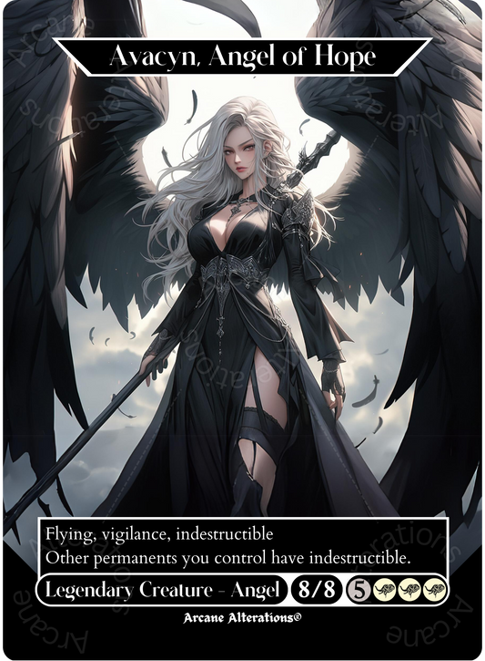 Avacyn, Angel of Hope - Full Art Altered Art Custom Proxy Cards