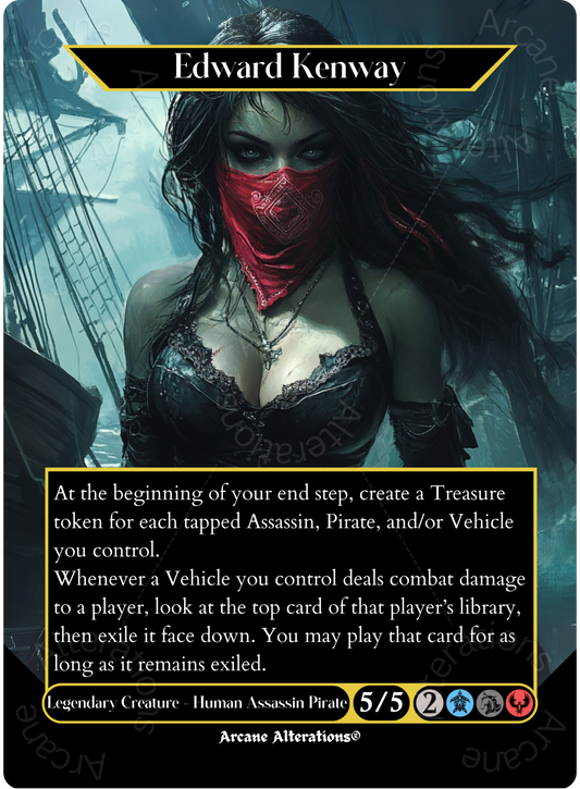 Edward Kenway - Full Art Altered Art Custom Proxy Cards