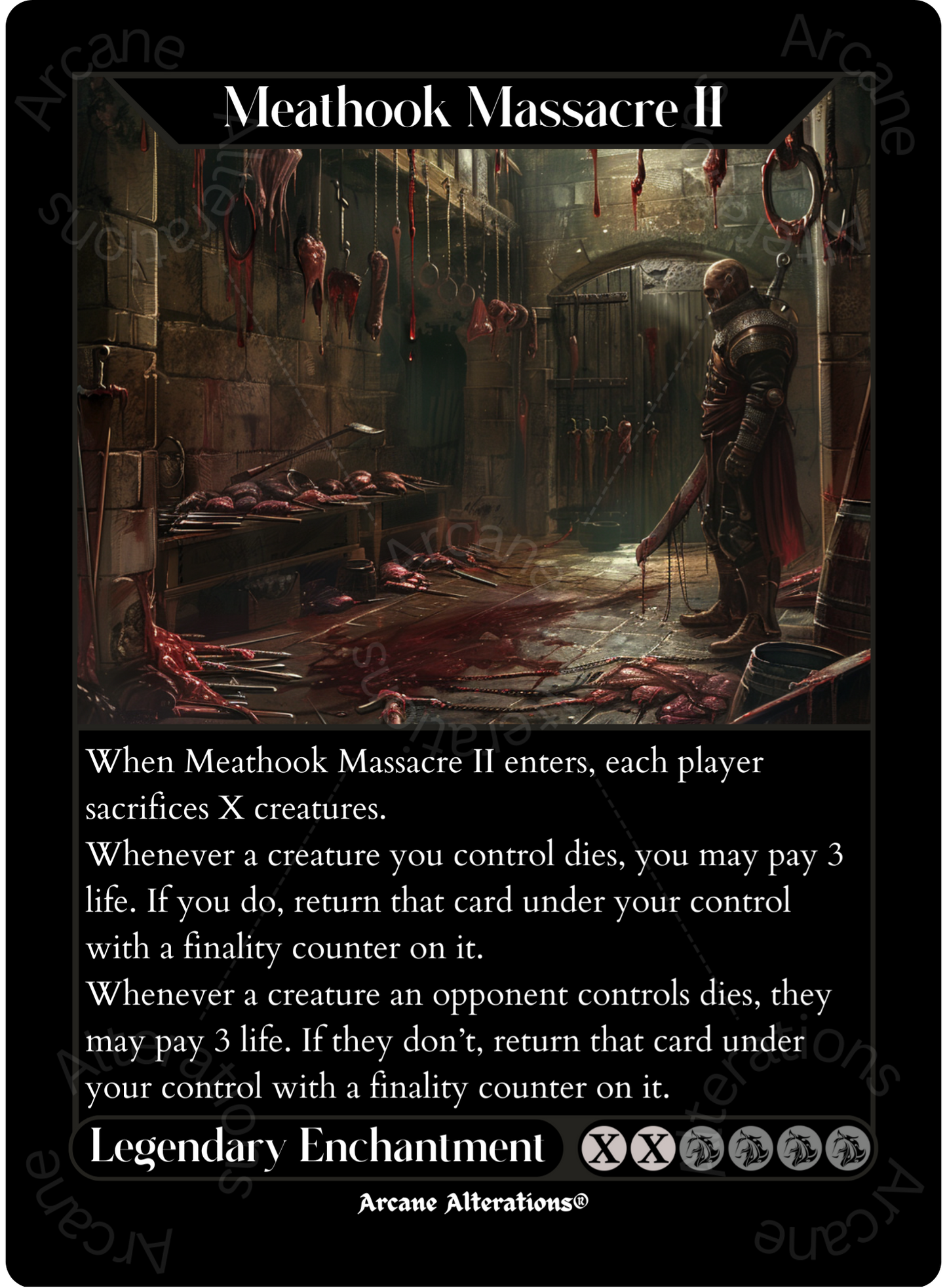 Meathook Massacre II - High Quality Altered Art Custom Proxy Cards