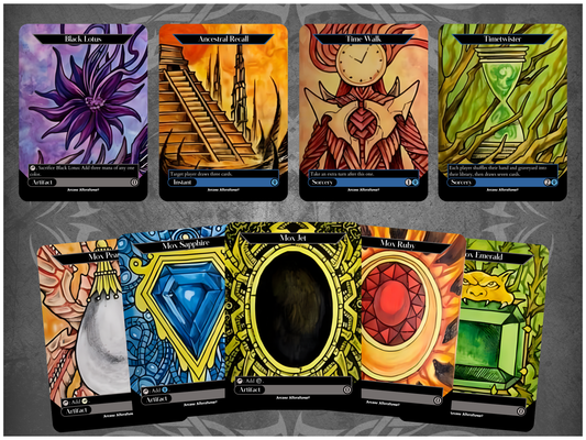 Full Art Power 9 Bundle - Full Art Altered Art Custom Proxy Cards