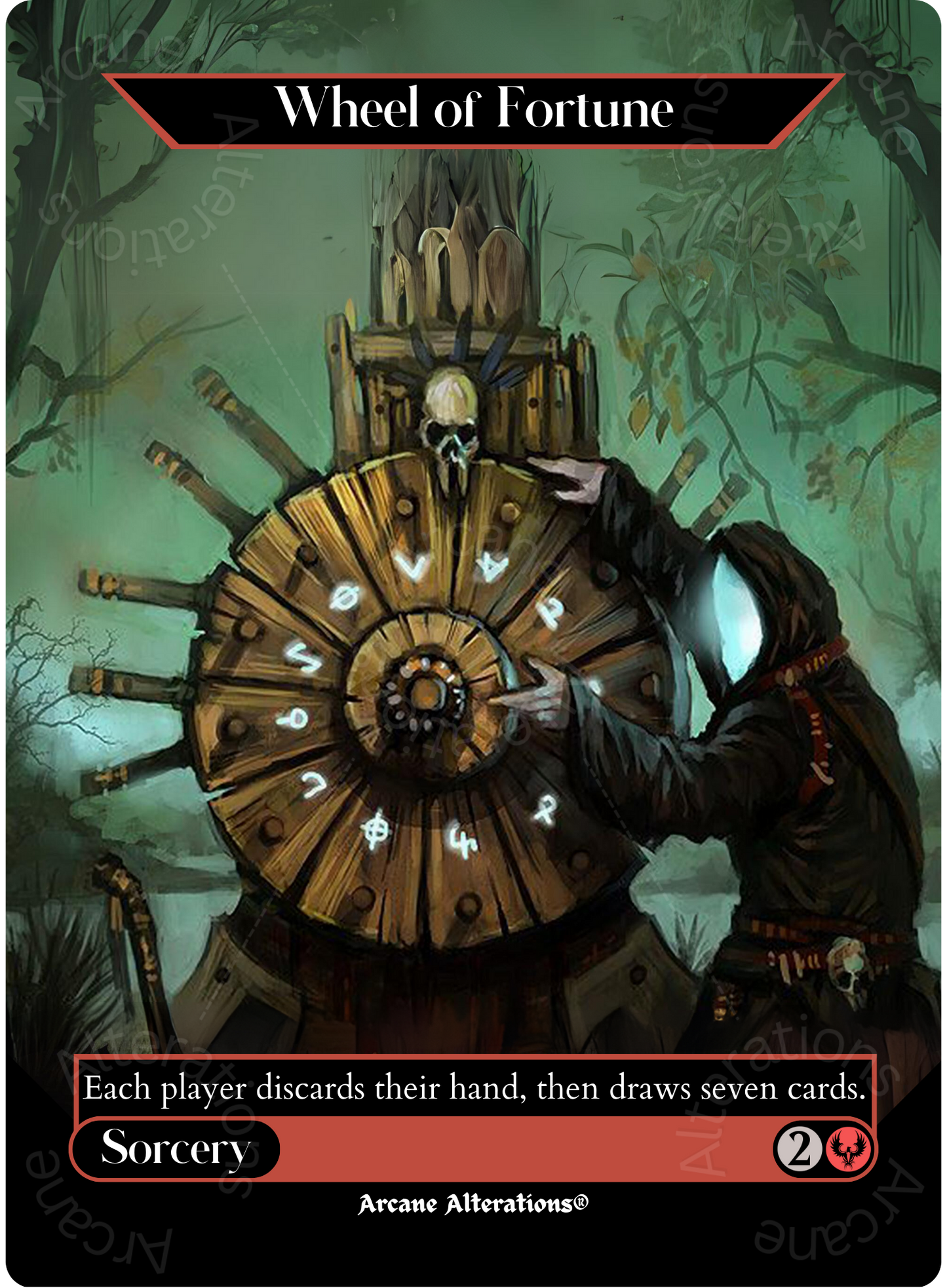 Wheel of Fortune - Full Art Altered Art Custom Proxy Cards