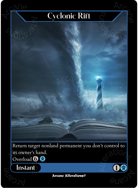 Cyclonic Rift - High Quality Altered Art Custom Proxy Cards