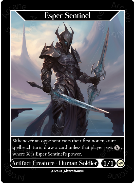 Esper Sentinel - High Quality Altered Art Custom Proxy Cards