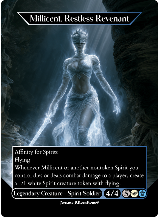 Millicent, Restless Revenant - Full Art Altered Art Custom Proxy Cards
