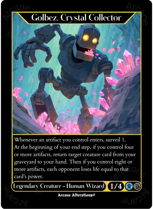 Golbez, Crystal Collector - High Quality Altered Art Custom Proxy Cards
