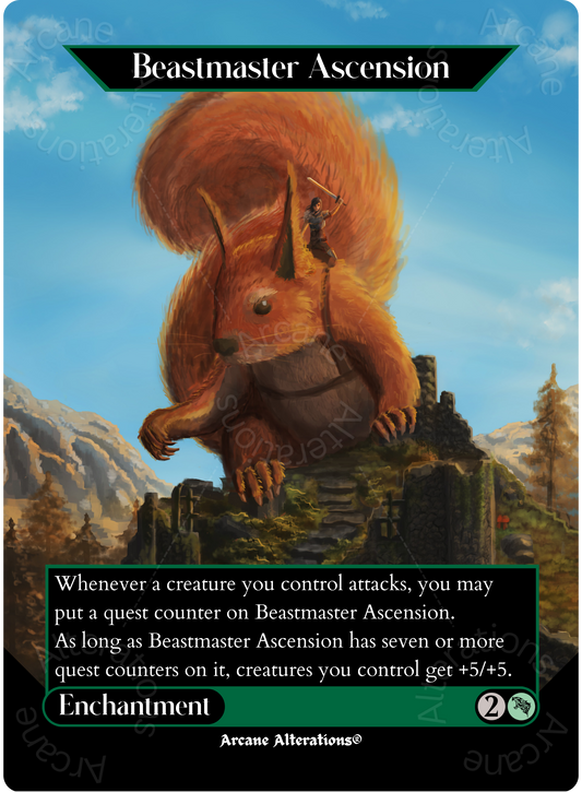 Beastmaster Ascension - Full Art Altered Art Custom Proxy Cards