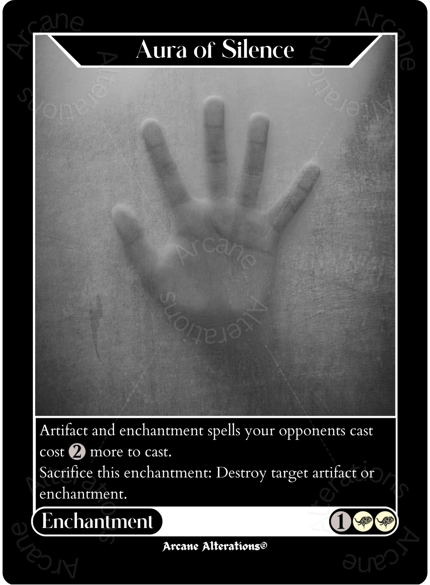 Aura of Silence - High Quality Altered Art Custom Proxy Cards