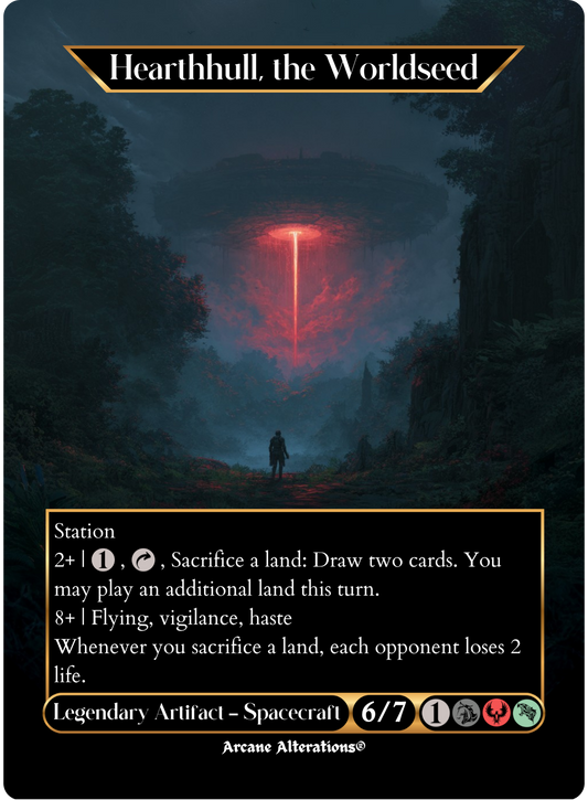 Hearthhull, the Worldseed - Full Art Altered Art Custom Proxy Cards