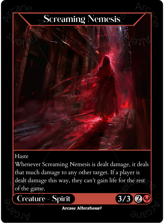 Screaming Nemesis - High Quality Altered Art Custom Proxy Cards