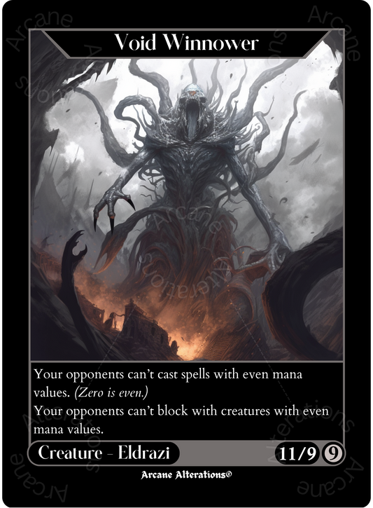 Void Winnower - High Quality Altered Art Custom Proxy Cards