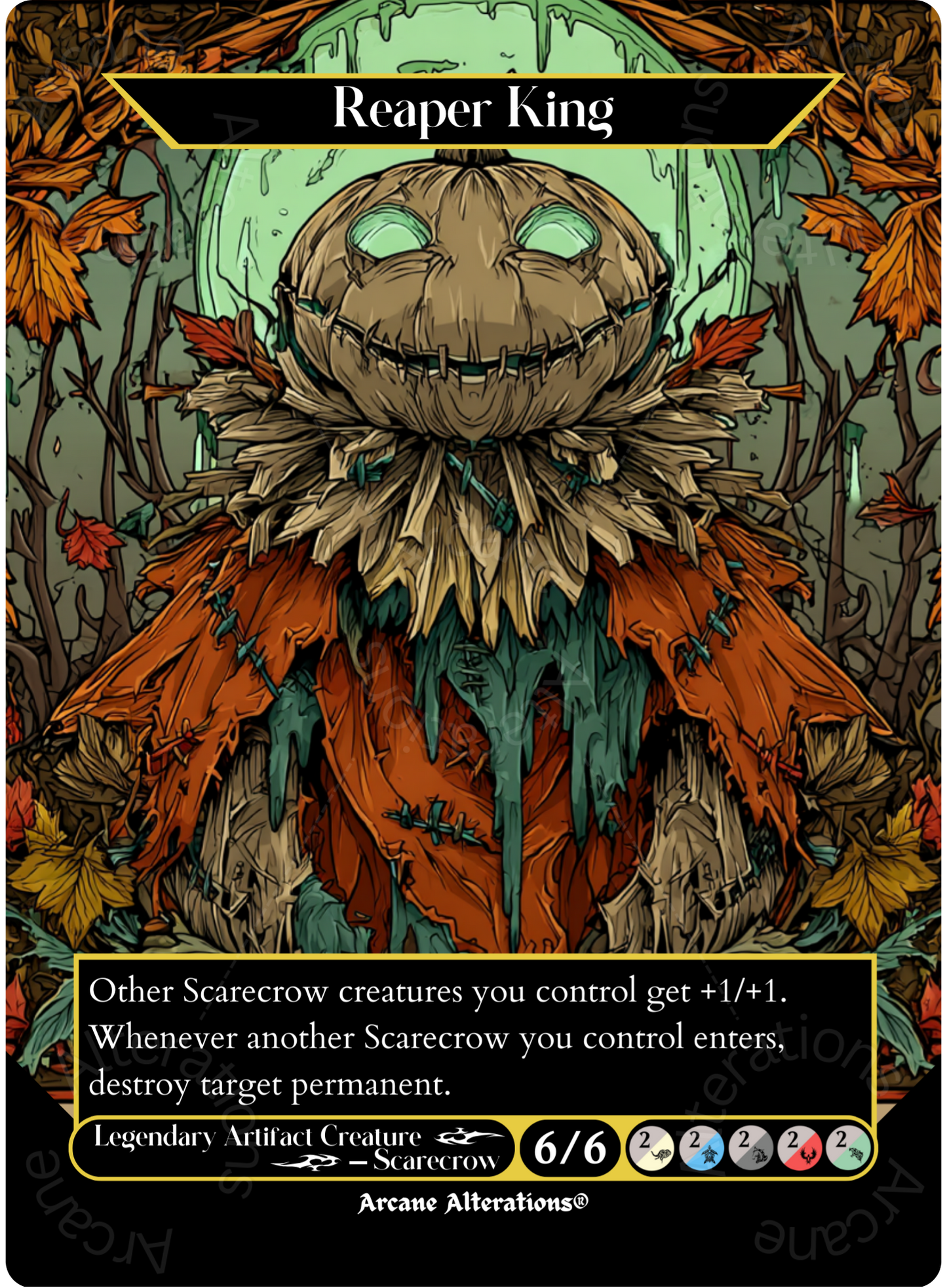 Reaper King - Full Art Altered Art Custom Proxy Cards