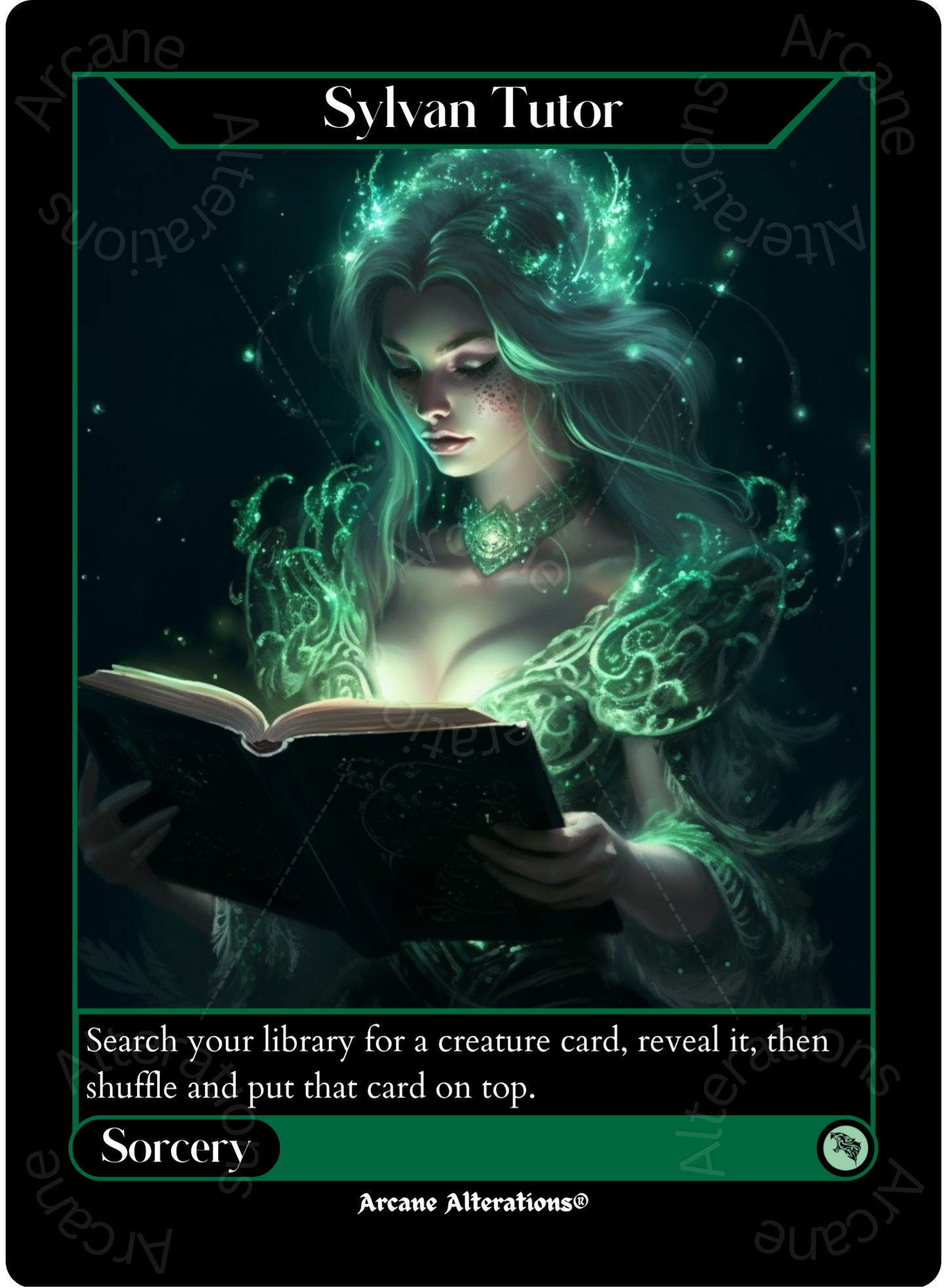 Sylvan Tutor - High Quality Altered Art Custom Proxy Cards