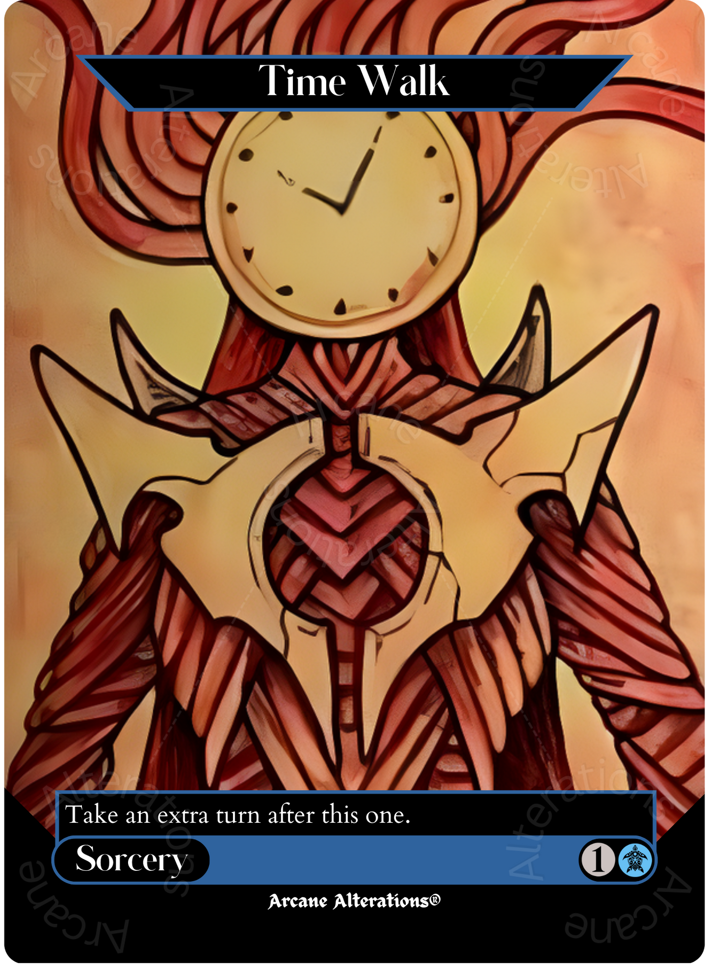 Time Walk - High Quality Altered Art Custom Proxy Cards