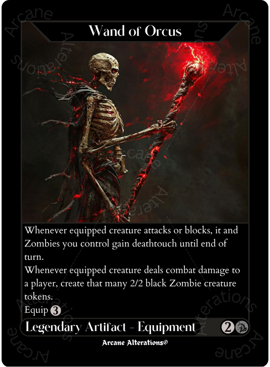 Wand of Orcus - High Quality Altered Art Custom Proxy Cards