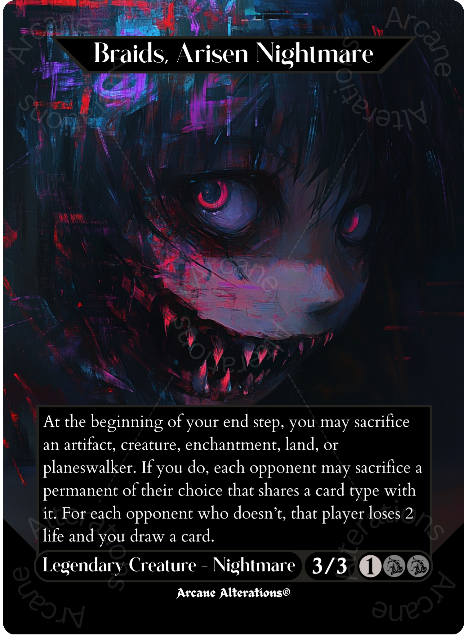 Braids, Arisen Nightmare