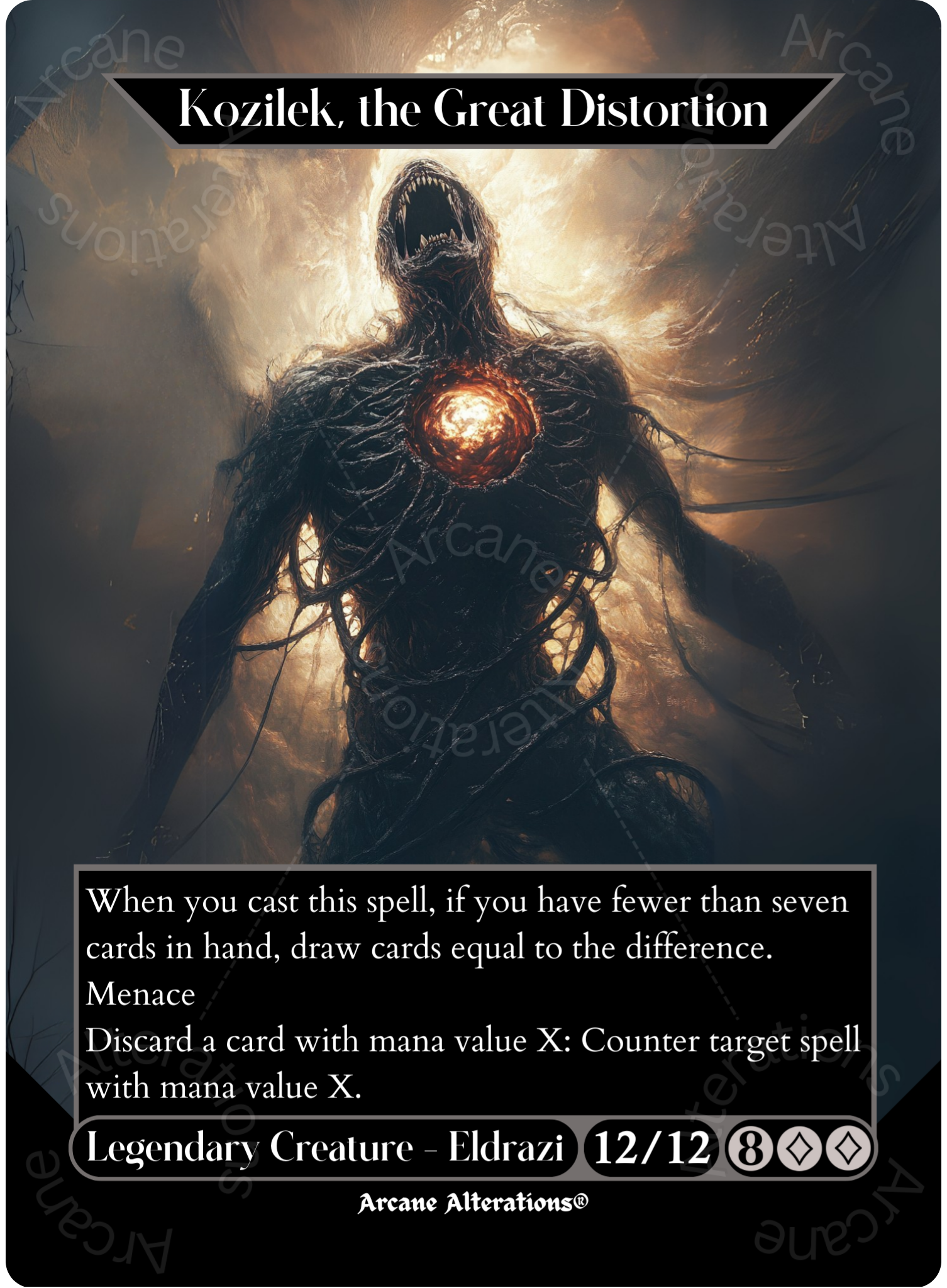 Kozilek The Great Distortion Full Art Altered Art Custom Proxy Card kozilek-the-great-distortion-full-art-altered-art-custom-proxy-card