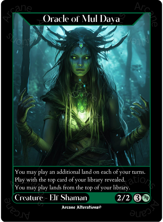 Oracle of Mul Daya - High Quality Altered Art Custom Proxy Cards