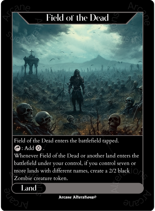 Field of the Dead - High Quality Altered Art Custom Proxy Cards