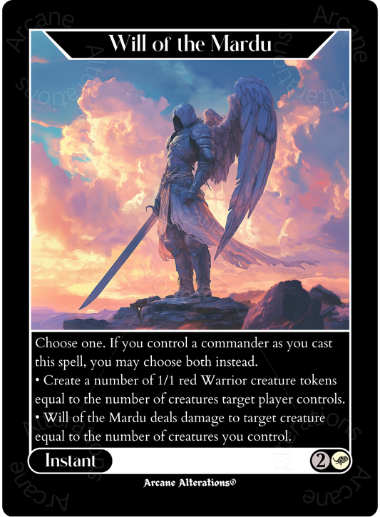 Will of the Mardu - High Quality Altered Art Custom Proxy Cards