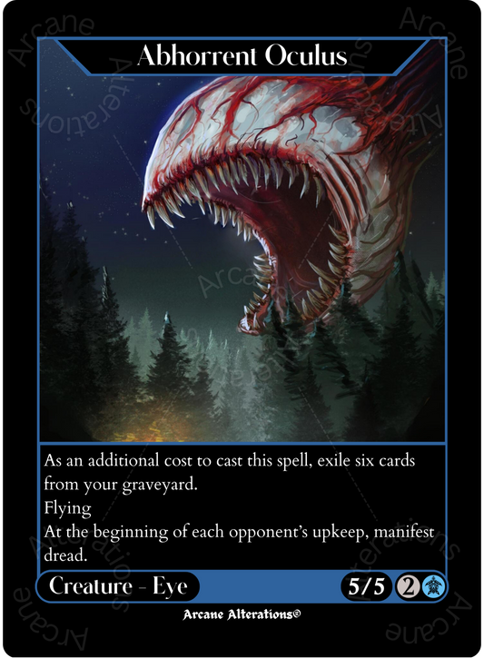 Abhorrent Oculus Eye of Cthulhu Terraria Crossover  - High Quality Altered Art Custom Proxy Cards