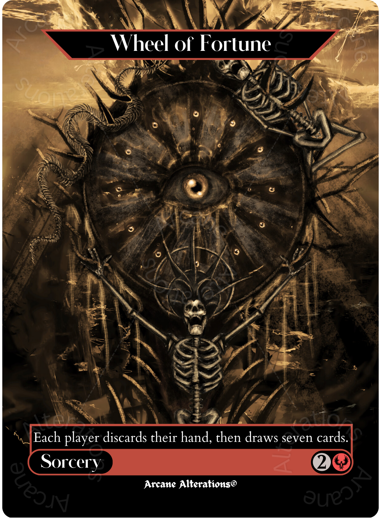 Wheel of Fortune - Full Art Altered Art Custom Proxy Cards