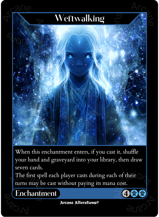 Weftwalking - High Quality Altered Art Custom Proxy Cards