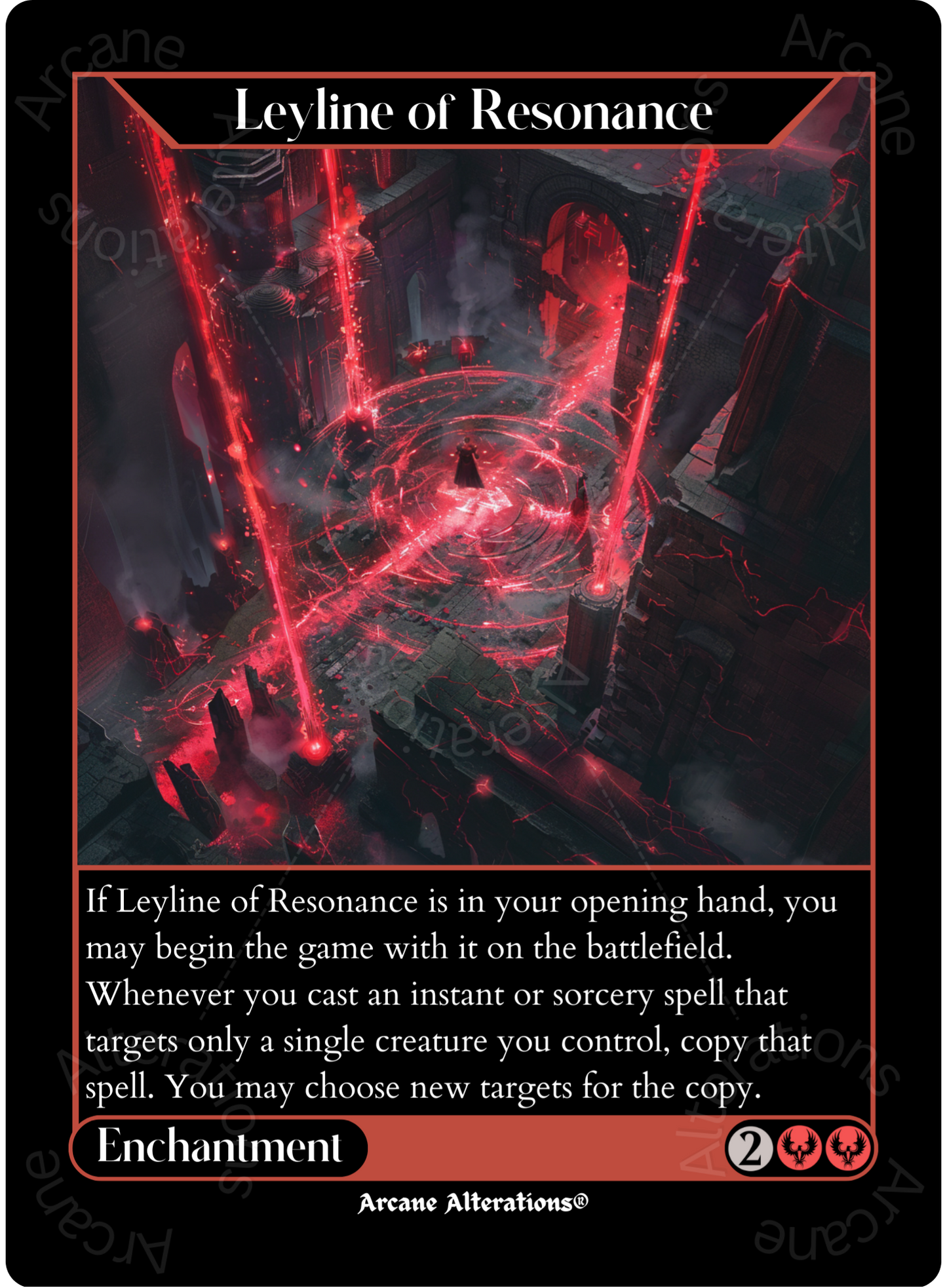 Leyline of Resonance - High Quality Altered Art Custom Proxy Cards